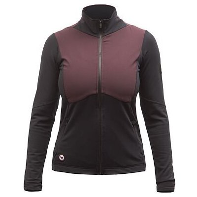FT Womenš Cross Point Hybrid Jacket true black port red – Hledejceny.cz