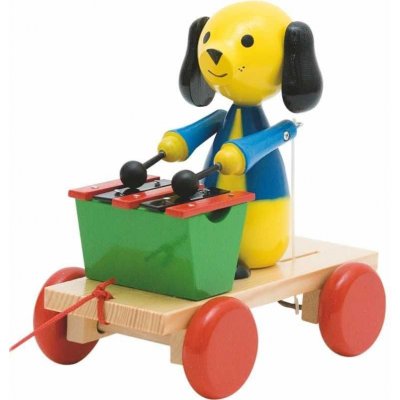Woody Tahací pes s xylofonem – Zboží Mobilmania