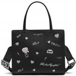 Karl Lagerfeld PARIS dámská kabelka MAYBELLE s detaily černá – Hledejceny.cz