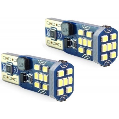 CANBUS LED žárovky 21 x SMD, UltraBright 2016, T10e W5W White, 12 V / 24 V. – Zboží Mobilmania