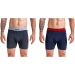 Sport BOXER sportovní pánské boxerky 2 ks černá - modrá – Zboží Dáma