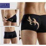 Pánské černé boxerky s ornamentem – Zboží Dáma