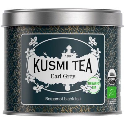 Kusmi Tea Sypaná černý čaj Earl Grey 100 g – Zbozi.Blesk.cz