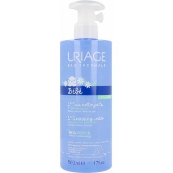 Uriage 1érs Soins Bébés čisticí voda na tělo a obličej Face-Body-Nappy Area 500 ml