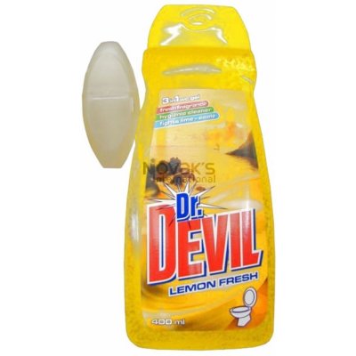 Dr. Devil WC gel s košíčkem 3v1 Lemon 400 ml – Zbozi.Blesk.cz