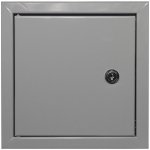 Dalap Revizní dvířka 300 x 300 mm RVMLG kovová se zámkem, šedá – Sleviste.cz