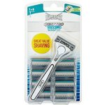 Wilkinson Sword Quattro Titanium Sensitive + 8 ks hlavic – Zboží Dáma