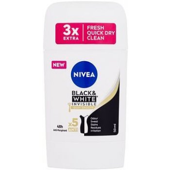 Nivea Black & White Invisible Silky Smooth deostick 50 ml