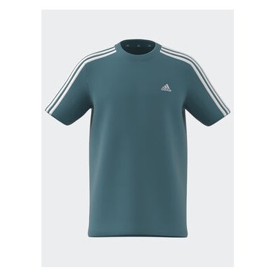 adidas t-shirt Essentials 3-Stripes Cotton t-shirt IJ6269 Tyrkysová – Zbozi.Blesk.cz