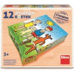 Dino obrázkové kostky Pejsek a kočička – Zboží Dáma