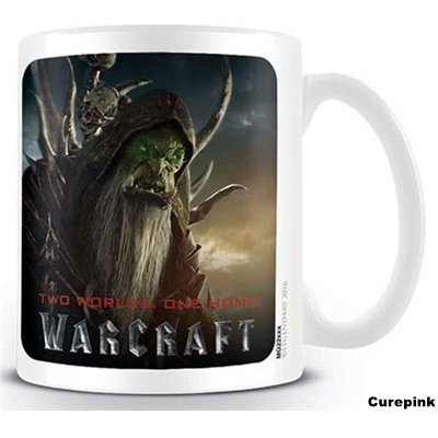 CurePink Keramický hrnek Warcraft: Gul´Dan bílý 350 ml od 219 Kč -  Heureka.cz