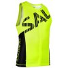 Cyklistický dres Salming Triathlon Singlet Yellow/Black pánský