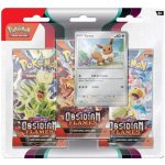 Pokémon TCG Obsidian Flames 3 Pack Blister Booster Eevee – Sleviste.cz