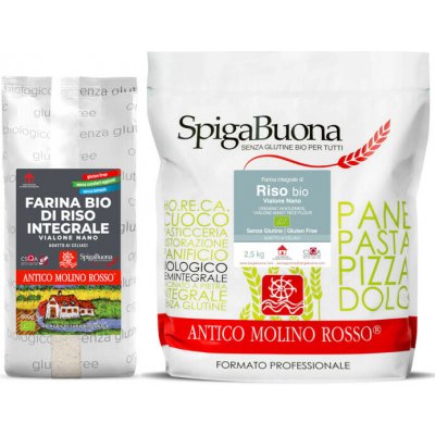SpigaBuona Rýžová mouka celozrnná mletá kamenem BIO 0,5 kg – Zboží Mobilmania