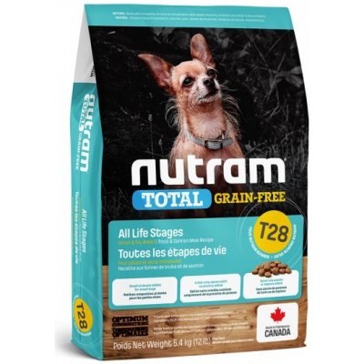 T28 Nutram Total Grain Free Small Breed Salmon Trout Dog 2 x 5,4 kg – Hledejceny.cz