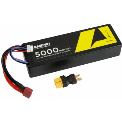 Amewi Trade GmbH LiPo baterie 2S 7,4V 5000mAh 50C T-dean + XT60 – Zboží Dáma