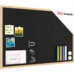 Allboards TM96BKB Magnetická tabule 90 x 60 NATURAL TM96BKB – Zboží Dáma
