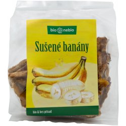 BioNebio Bio sušené banánové plátky 100 g