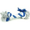 Hračka pro psa Beeztees Flossy lano modro bílé 20 cm