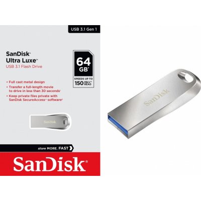 SanDisk Ultra Luxe 64GB SDCZ74-064G-G46 – Hledejceny.cz