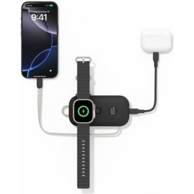 Belkin Boost Charge Pro Powerbank 10K with Apple Watch Charger - Black – Zboží Živě