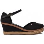 Tommy Hilfiger Basic Close Toe Mid Wedge FW0FW04787 Černá – Zboží Dáma