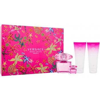 Versace Bright Crystal Absolu Woman EDP 90 ml + tělové mléko 100 ml + sprchový gel 100 ml + EDP 5 ml dárková sada