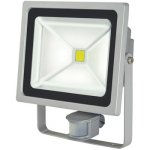 Reflektor LED s čidlem, COB, 30W, 5000 K, 2100 lm, IP44 šedý – Zboží Mobilmania