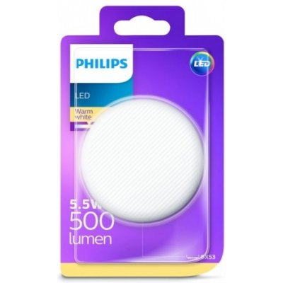 Philips Classic LED žárovka GX53 5.5W 827 ND 500lm 2700K – Zboží Živě