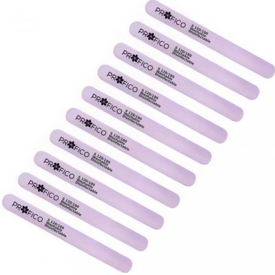 Profico Penový pilník rovný fialový 120/180 10 ks – Zboží Dáma Profico Penový pilník rovný fialový 120/180 10 ks – Zboží Dáma
