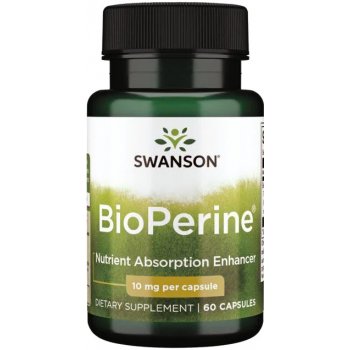 Swanson Piperin Bioperine 10 mg 60 kapslí