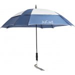 JuCad Telescopic Umbrella Windproof modrá/stříbrná – Sleviste.cz