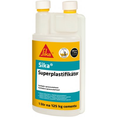 Sika Superplastifikátor superplastifikační přísada do betonu a potěrů 1 l – Zbozi.Blesk.cz