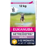 Eukanuba Puppy Small Medium Breed Grain Free Chicken 12 kg – Hledejceny.cz