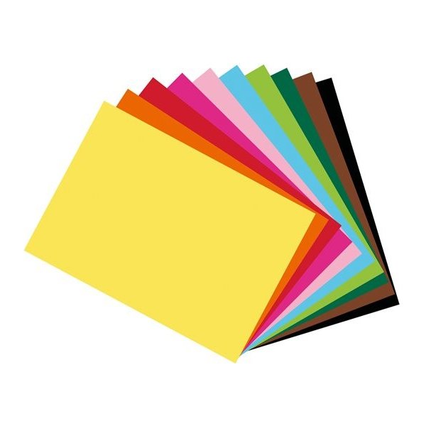 Scrapbooking set Barevné papíry A4 300 g - mix 10 barev 10 kusů /Fotokarton DIN A4 sort./