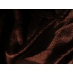 Umělá kožešina, metráž, plyš, HOŘKÁ ČOKOLÁDA, hnědý, vlas 9 mm vzorek kožešiny – Zboží Dáma