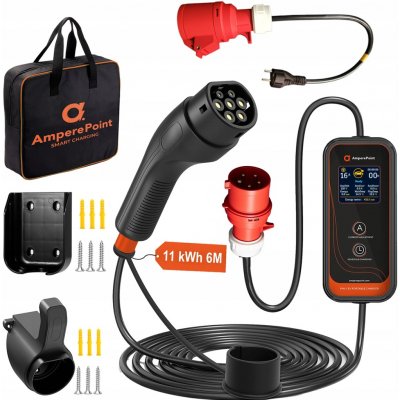 EV Ampere Point P11 11 kW 6M taška 8-16A elektroměr | Zboží Auto