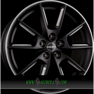 BORBET LX 8x18 5x112 ET40 black silver spoke rim – Hledejceny.cz