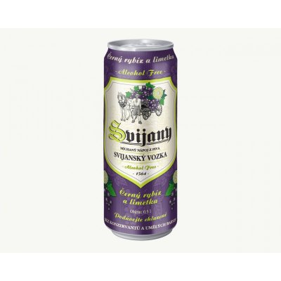 Svijany Svijanský Vozka Černý rybíz a limetka 0% 0,5 l (plech) – Sleviste.cz