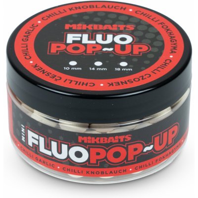 Mikbaits Mini Plovoucí fluo boilies 100 ml 10 mm Chilli Česnek – Zboží Dáma