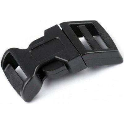 Spona trojzubec šíře 15 mm prohnutá - černá (5 sada) – Sleviste.cz