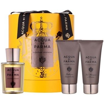 Acqua di Parma Colonia Intensa EDC 100 ml + sprchový gel 75 ml + balzám po holení 75 ml dárková sada