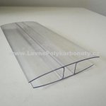 Spojovací PC-H profil na tl. 6 mm ČIRÁ - délka 2000 mm – Hledejceny.cz