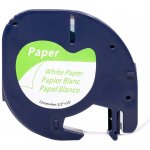 Dymo 59421 12mm x 4m, černý tisk/bílý podklad – Zboží Dáma