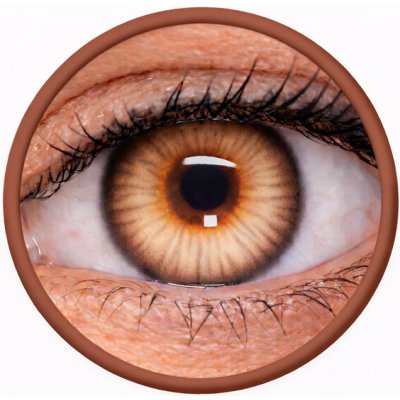 MaxVue barevné čočky Phantasee Nülook Misty Brown 2 čočky měsíční nedioptrické – Hledejceny.cz