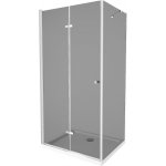 MEXEN/S Lima sprchový kout 70x90, grafit, chrom + bílá vanička se sifonem 856-070-090-01-40-4010 – Zboží Dáma