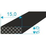 020515 Profilové těsnění 5x15 plné | Zboží Auto
