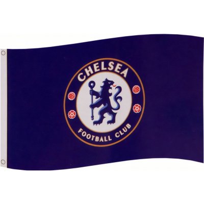 Vlajka Chelsea FC, modrá se znakem, 152 x 91 cm – Hledejceny.cz
