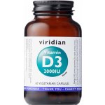 Viridian Vitamin D3 2000 IU 60 kapslí – Hledejceny.cz