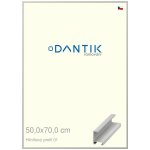 DANTIK rámeček 50 x 70 profil 6001 Stříbrná matná – Zboží Živě